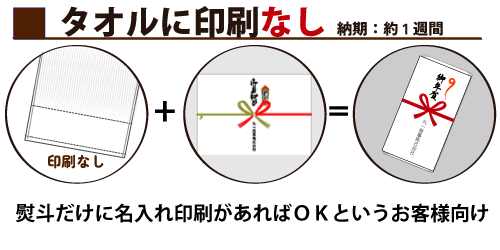 ”粗品タオル・通常便”